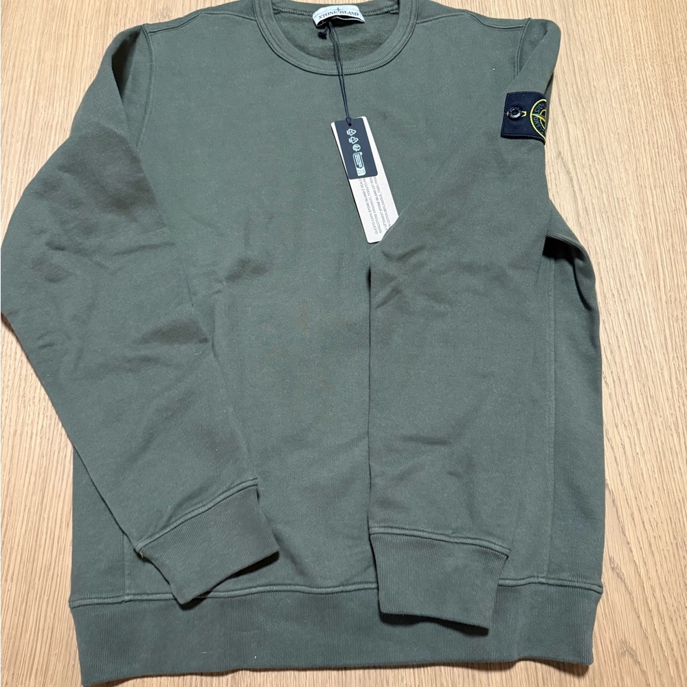 Men's Green Crewneck Sweater